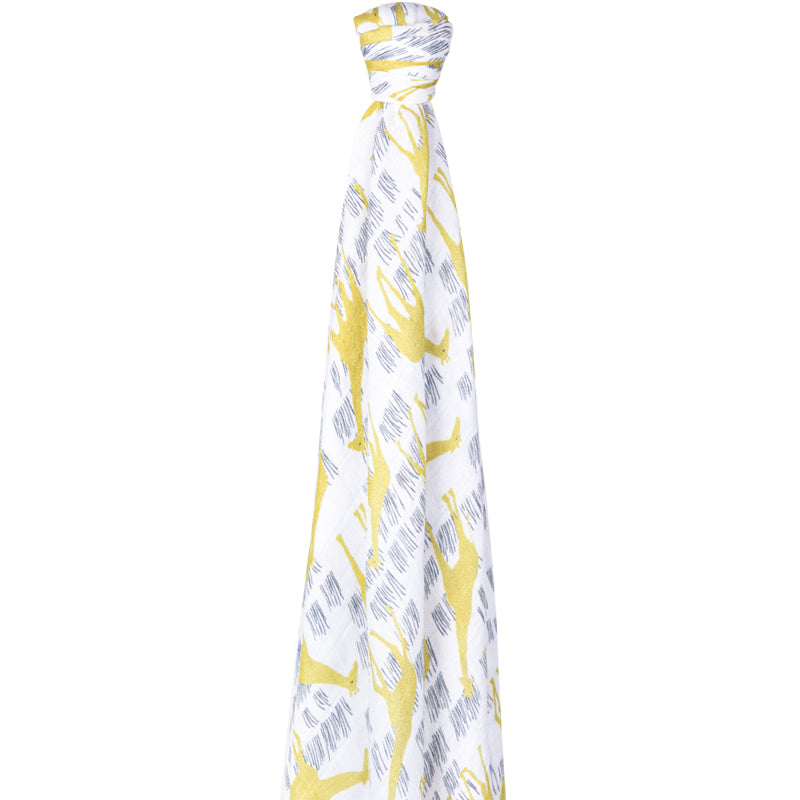 Gold Giraffe Muslin