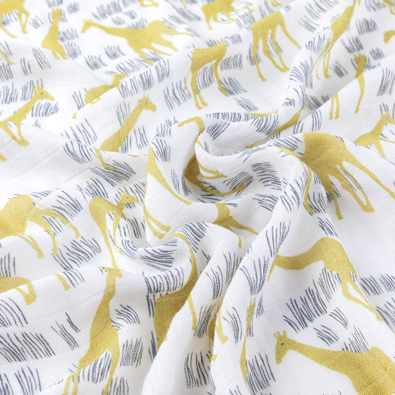 Gold Giraffe Muslin