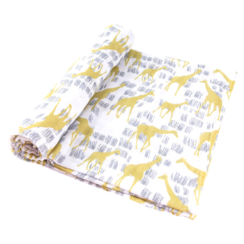 Gold Giraffe Muslin