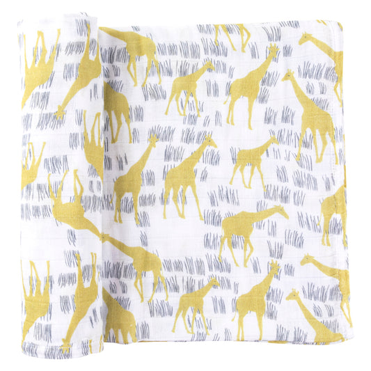 Gold Giraffe Muslin