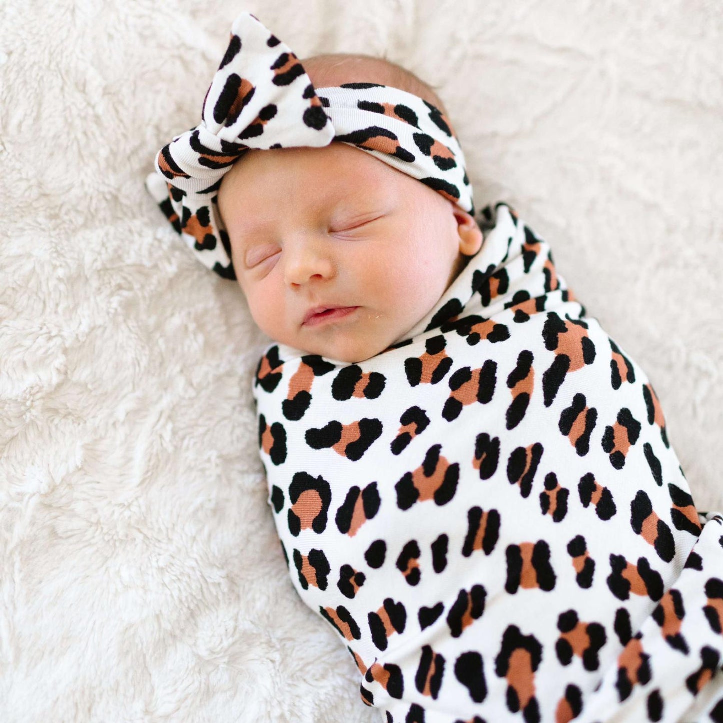Bamboo Maternity Robe Set (Animal Print)