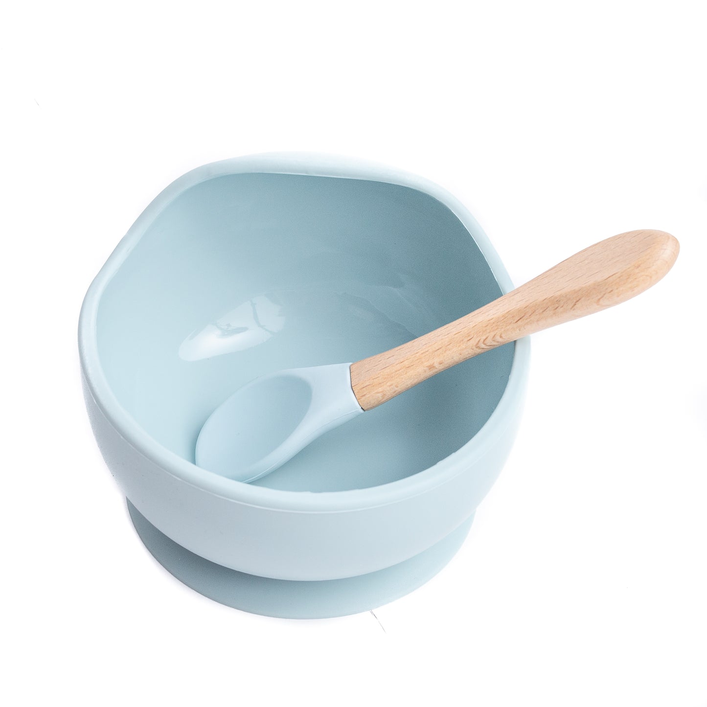Silicone Feeding Set (Blue)