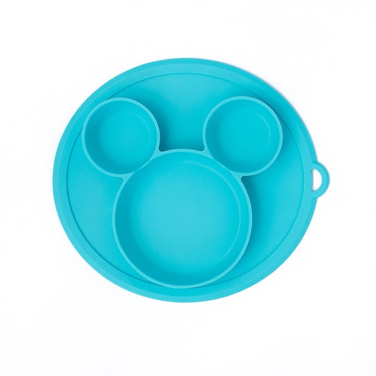 Mouse Ears Silicone Plate (Blue)