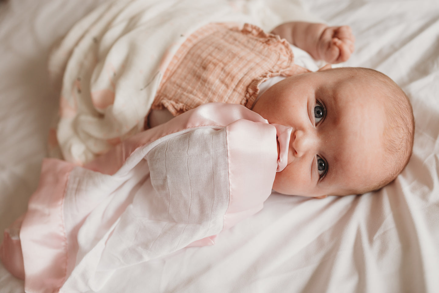 Bamboo Pink Muslin Comforter (Small) pack of 2