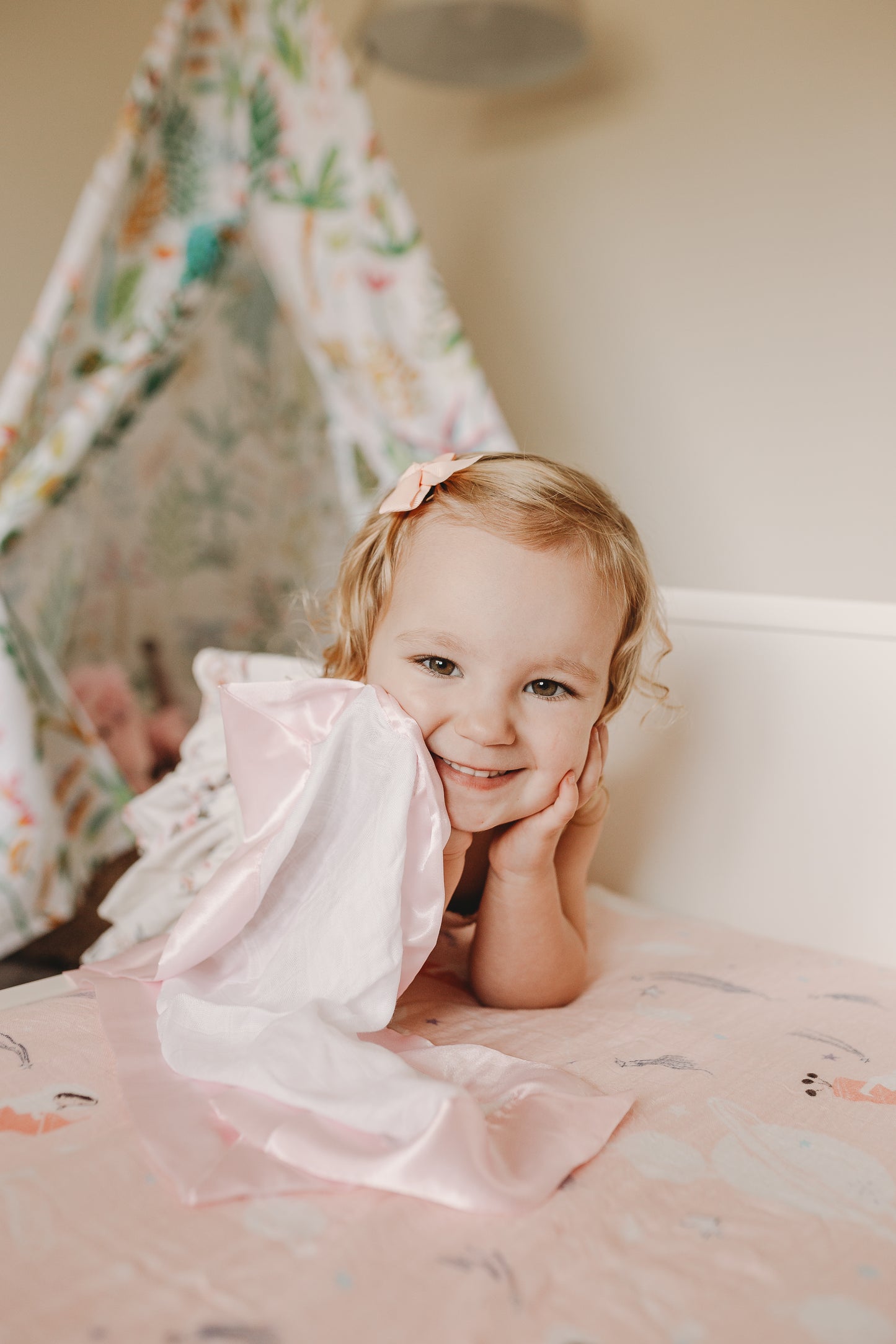 Bamboo Pink Muslin Comforter (Small) pack of 2