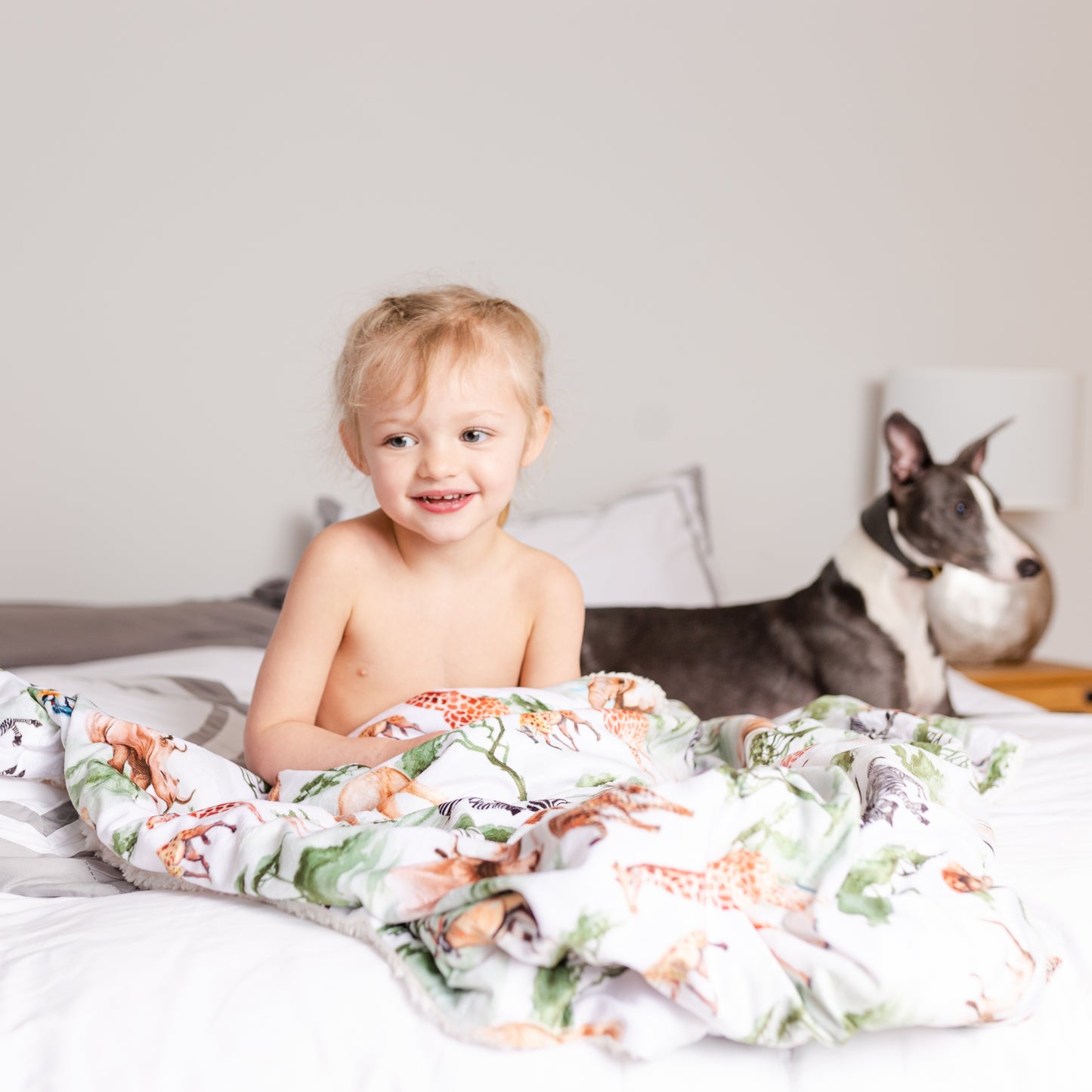 African Safari Sherpa Blanket