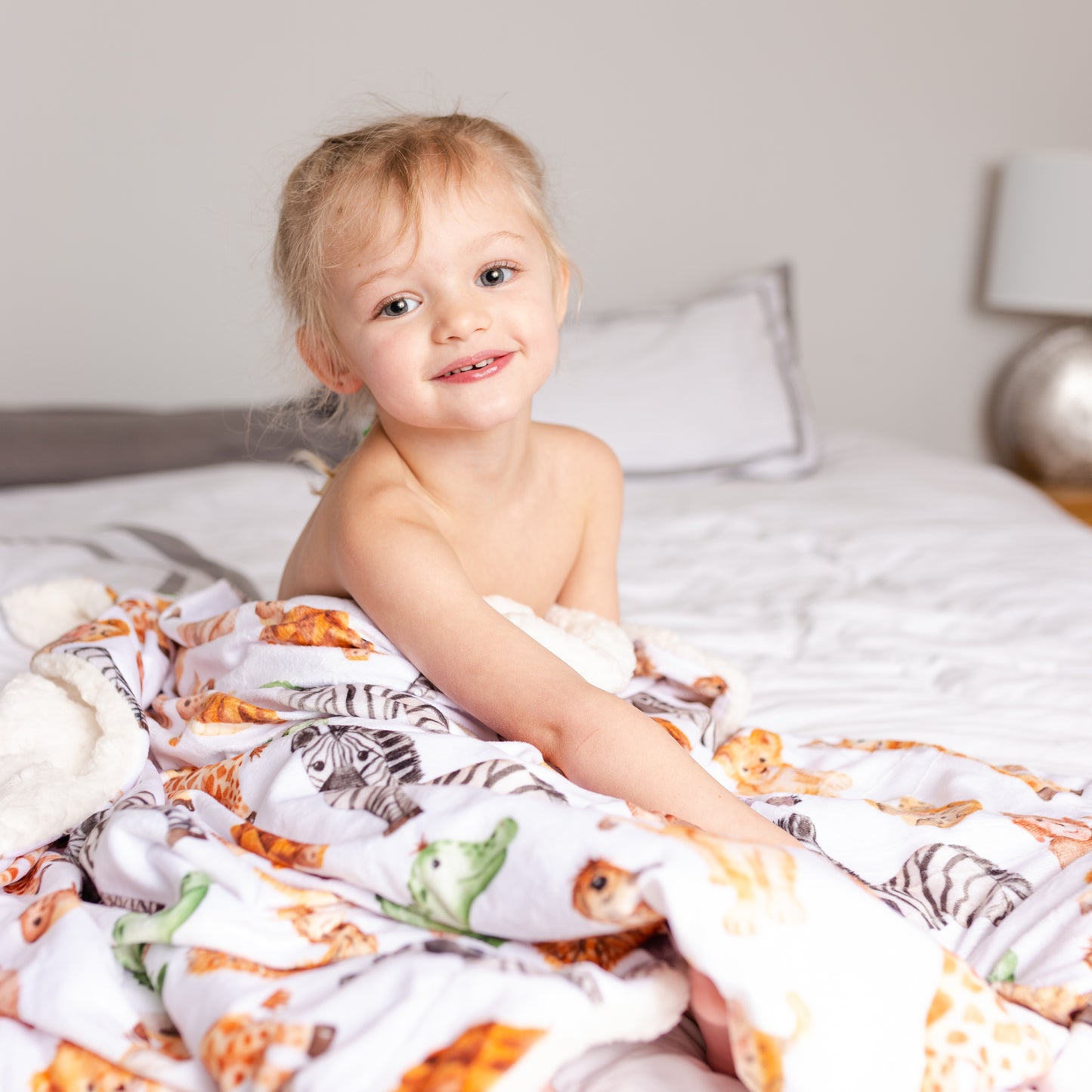 Baby Safari Sherpa Blanket