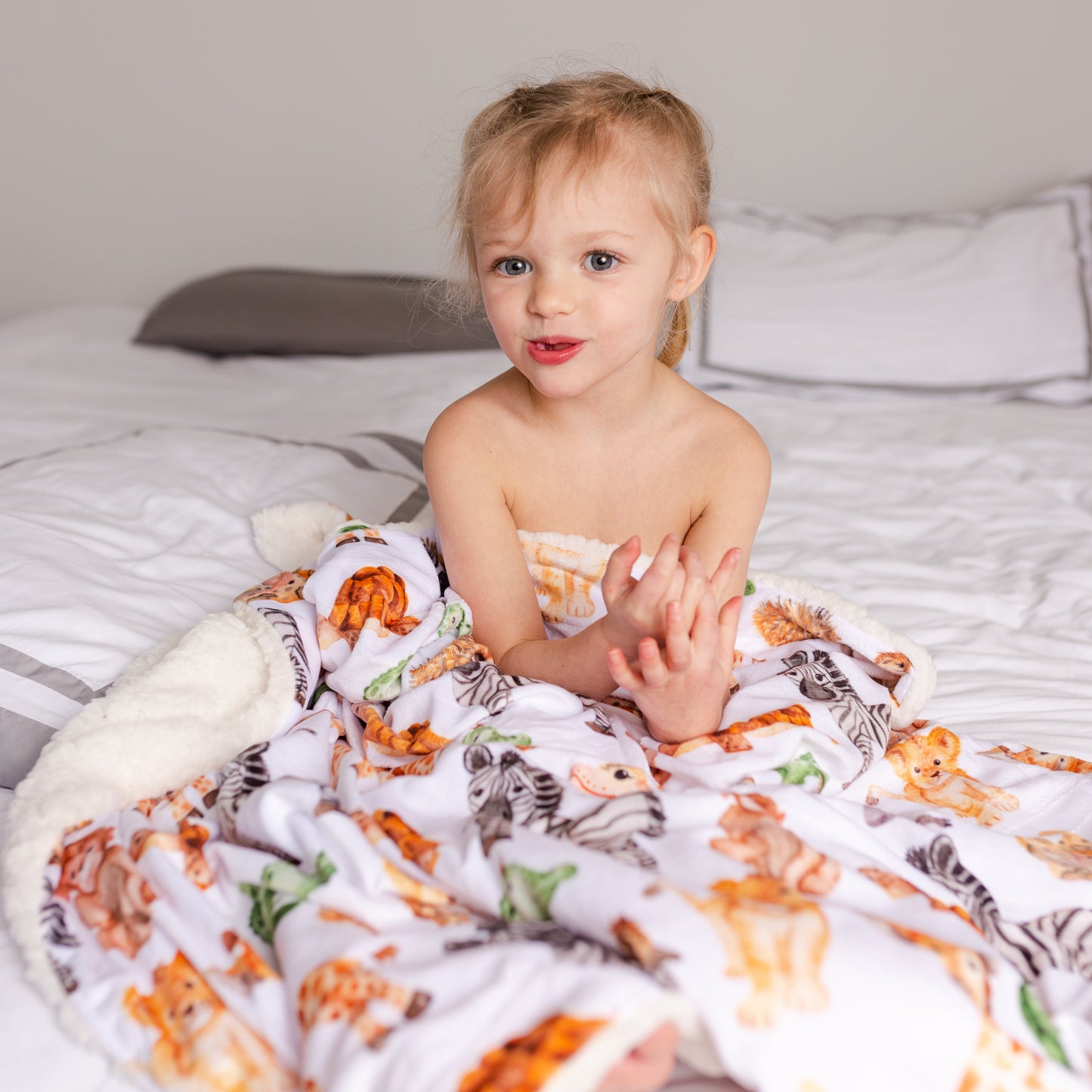 Baby Safari Sherpa Blanket