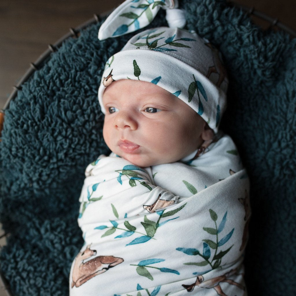 Bamboo Maternity Robe Set (Deer)