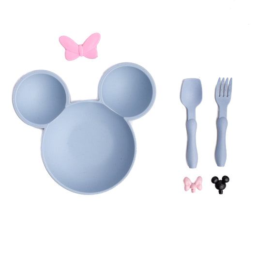 Mouse Ears Children's Bowl (Blue)