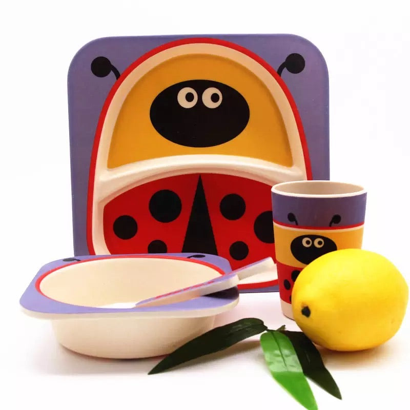 Ladybird Bamboo Dining Set