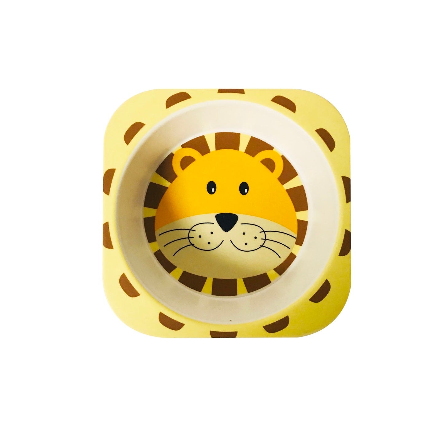 Lion Bamboo Dining Set (Yellow)