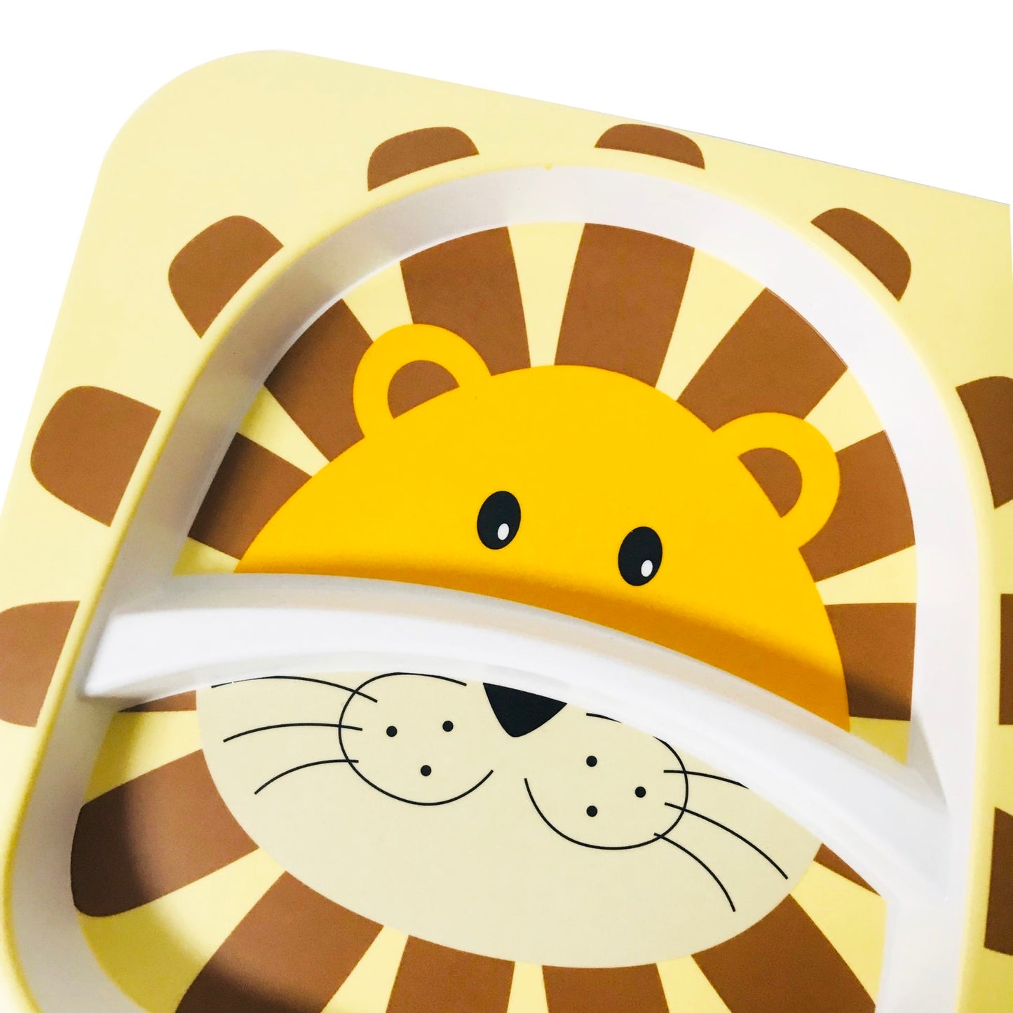 Lion Bamboo Dining Set (Yellow)