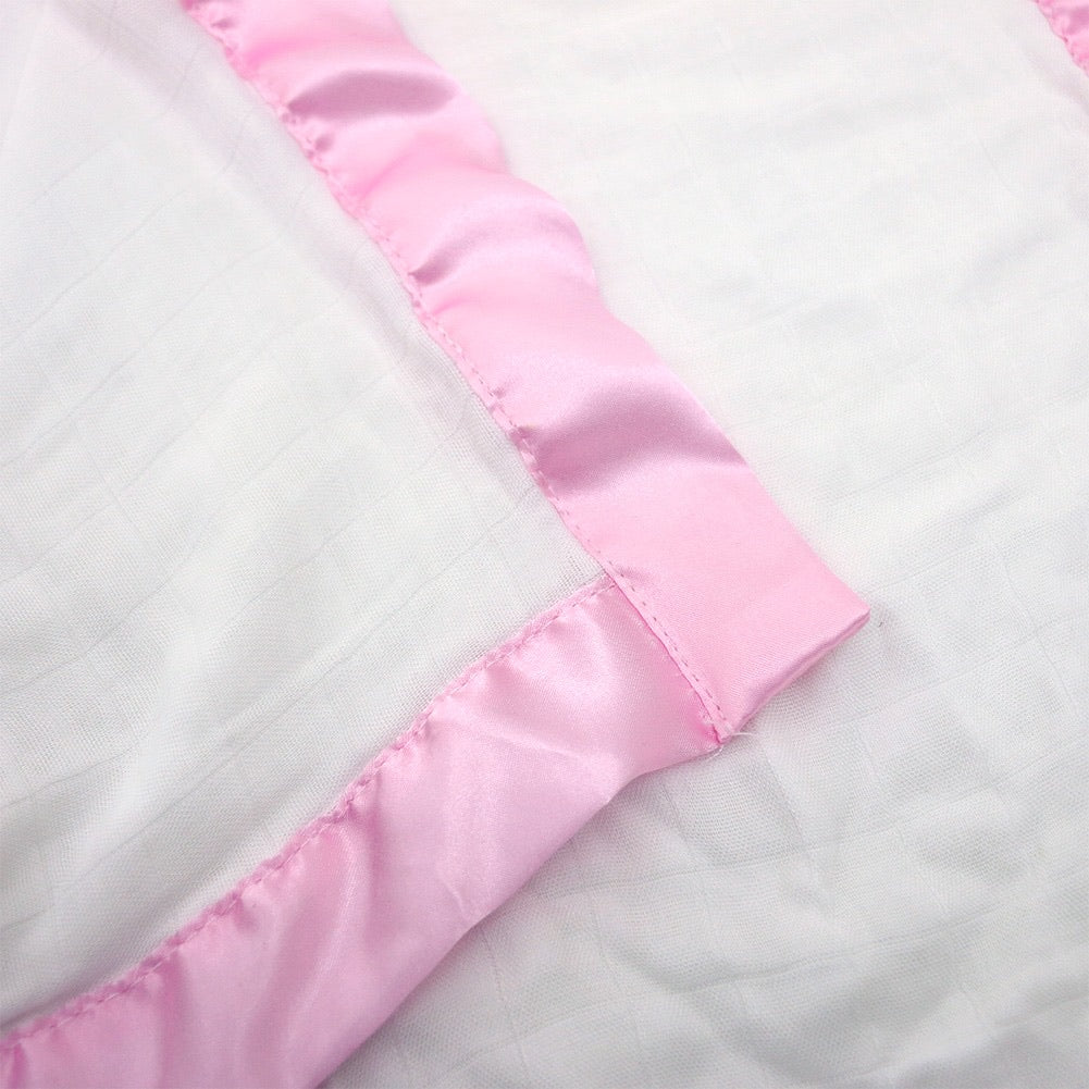 Bamboo Pink Muslin Comforter (Small) pack of 2
