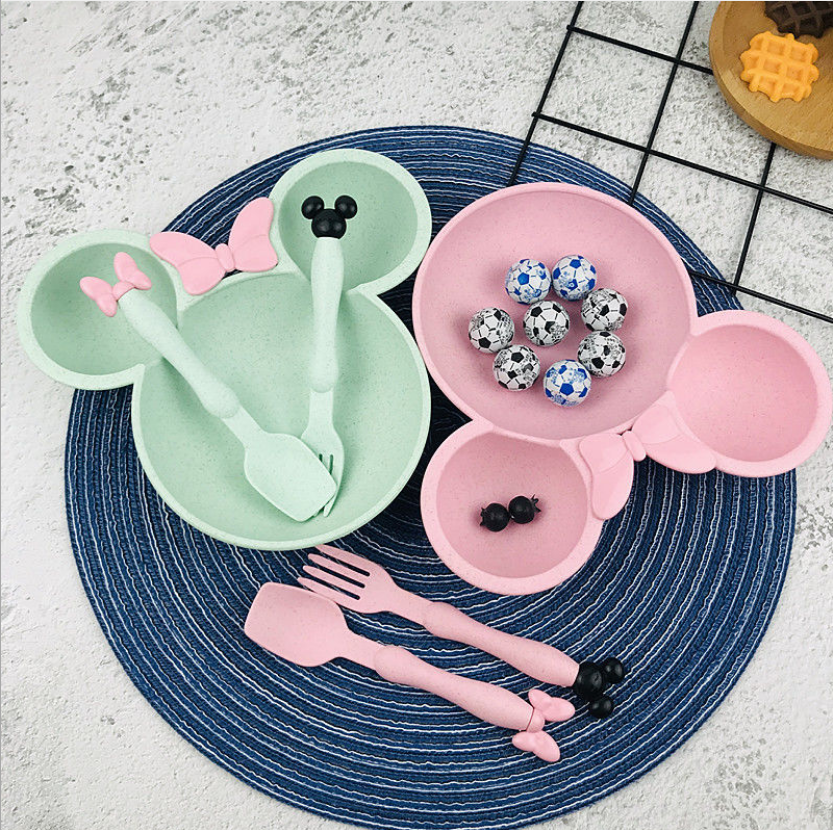 Mouse Ears Children's Bowl (Pink)